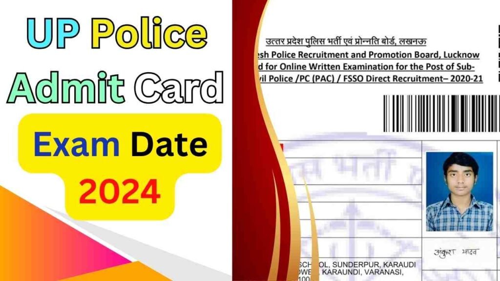 UP Police Admit Card, Exam Date 2024