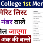 BSTC College 1st Merit List 2024