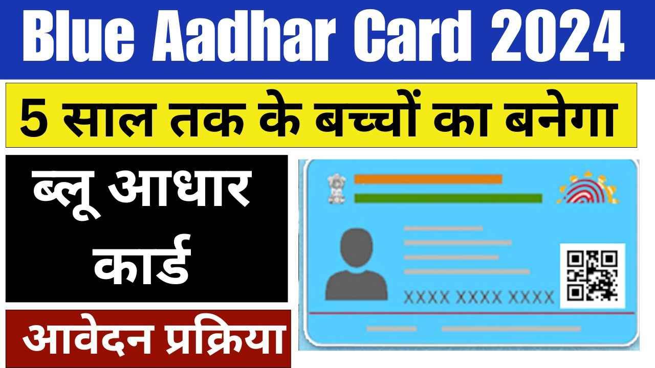 Blue Aadhar Card