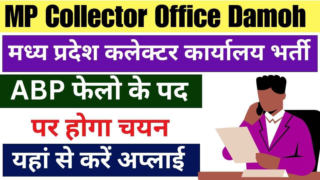 MP Collector Office Damoh Vacancy 2024