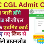 JSSC CGL Admit Card 2024