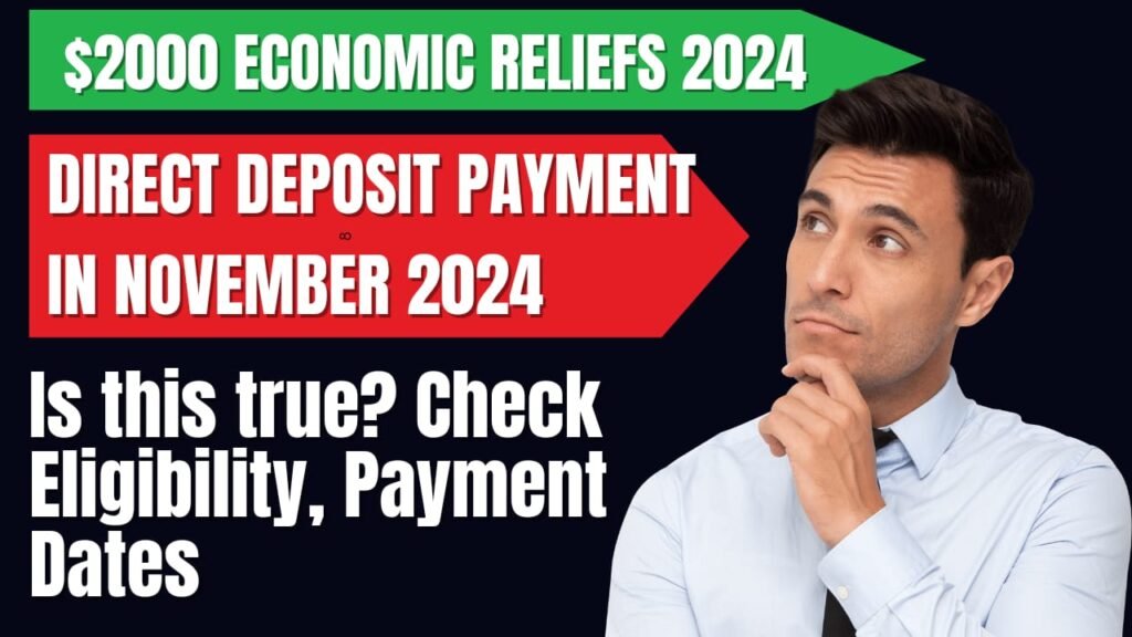 $2000 Economic Relief Direct Deposit