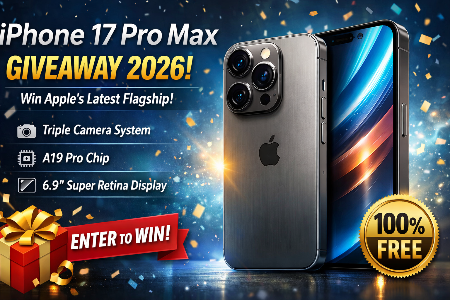 iPhone 17 Pro Max Giveaway 2026